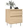 Sonoma Oak Bedside Cabinet - Stylish & Durable | HipoMarket