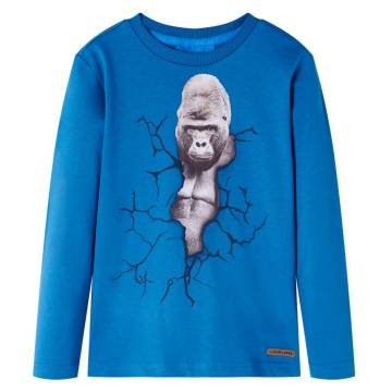 Kids' Long Sleeve T-shirt Petrol 128 | Comfortable & Stylish