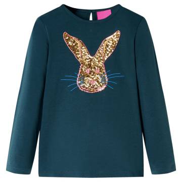 Kids' Dark Green Long Sleeve T-shirt - Size 104