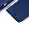 Kids' Long Sleeve Navy Blue T-Shirt (Size 128) | Hipo Market