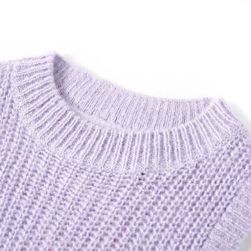 Kids' Knitted Sweater Vest in Light Lilac - Size 92