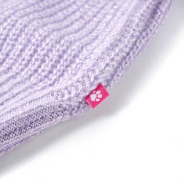 Kids' Sweater Vest Knitted Light Lilac - High-Quality Comfort