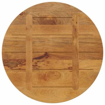 Round Solid Wood Mango Table Top Ø 70x3.8 cm | HipoMarket