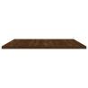 Brown Oak Wall Shelves - 4 pcs | Stylish Storage Solution