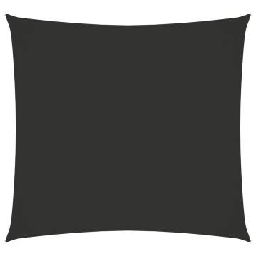 Sunshade Sail Oxford Fabric Square 4x4m - Anthracite | HipoMarket