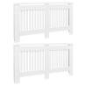 Radiator Covers 2 pcs White MDF - Stylish & Practical