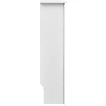 White MDF Radiator Cover Heating Cabinet - 152 cm | HipoMarket