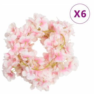 Light Pink Artificial Flower Garlands - Romantic Decor | HipoMarket