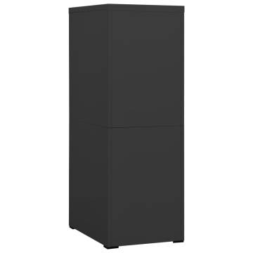 Filing Cabinet Anthracite 46x62x133 cm Steel - Durable Storage