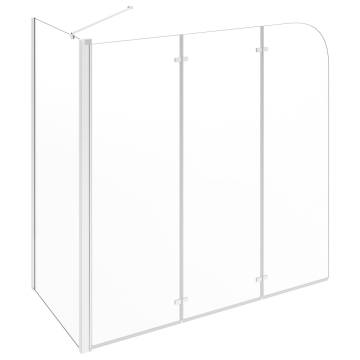 Elegant Bath Enclosure 120x69 cm | Tempered Glass Design