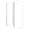 Elegant Bath Enclosure 120x69 cm | Tempered Glass Design