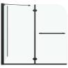 Bi-Folding Shower Enclosure ESG 120x68x130 cm - Black Stylish Design