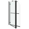 Bi-Folding Shower Enclosure ESG 120x68x130 cm - Black Stylish Design