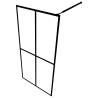 Walk-in Shower Screen - Frosted Tempered Glass 100x195 cm