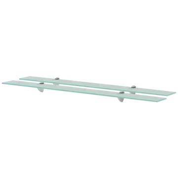 Buy Floating Glass Shelves - 2 Pcs 100x10 cm | Hipo Market