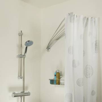 Sealskin Umbrella Corner Chrome Shower Curtain Rail