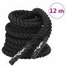 Battle Rope Black 12 m 9 kg Polyester Size 12 m 