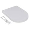 Soft Close Toilet Seats (2 pcs) - Durable Plastic White