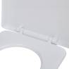 Soft Close Toilet Seats (2 pcs) - Durable Plastic White