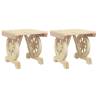 Garden Footstools 2 pcs Solid Wood Fir - Durable & Stylish