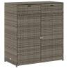 Garden Storage Cabinet Grey 105x55x113 cm - Durable & Stylish