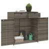 Garden Storage Cabinet Grey 105x55x113 cm - Durable & Stylish