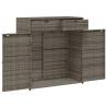 Garden Storage Cabinet Grey 105x55x113 cm - Durable & Stylish