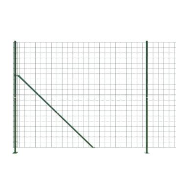 Wire Mesh Fence with Flange Green 1.4x25m - Durable & Secure