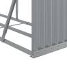 Light Grey Log Holder - Galvanised Steel | Hipo Market