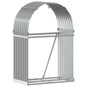 Light Grey Log Holder - Durable Galvanised Steel | HiPo Market