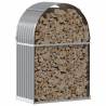 Light Grey Log Holder - Durable Galvanised Steel | HiPo Market