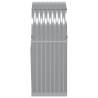 Light Grey Log Holder - Durable Galvanised Steel | HiPo Market