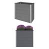 Garden Raised Bed WPC 100x50x91 cm Grey Colour grey Size 100 x 50 x 91 cm Quantity in Package 1 