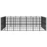 Outdoor Dog Kennel Steel - 32.26 m² for Safe Play & Exercise