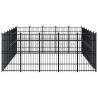 Outdoor Dog Kennel Steel - 32.26 m² for Safe Play & Exercise