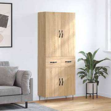 Elegant Highboard Sonoma Oak - Stylish Storage Solution