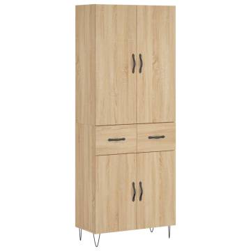 Elegant Highboard Sonoma Oak - Stylish Storage Solution