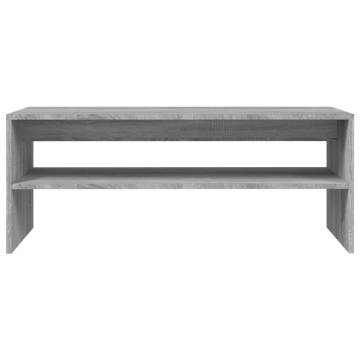 Elegant Grey Sonoma Coffee Table - 100x40 cm | HipoMarket