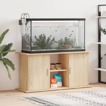 Stylish Aquarium Stand Sonoma Oak - 121x41x58 cm