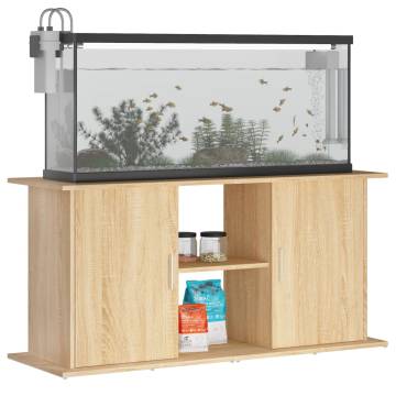 Stylish Aquarium Stand Sonoma Oak - 121x41x58 cm