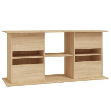 Stylish Aquarium Stand Sonoma Oak - 121x41x58 cm