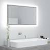 LED Bathroom Mirror Concrete Grey - Stylish & Functional