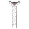 HI Bird Feeder with Plant Support - Brown Garden Accessory