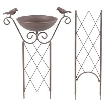 HI Bird Feeder with Plant Support - Brown Garden Accessory