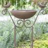 HI Bird Feeder with Plant Support - Brown Garden Accessory