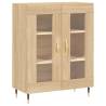 Highboard Sonoma Oak 69.5x34x180 cm | Stylish Storage Solution