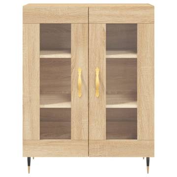 Highboard Sonoma Oak 69.5x34x180 cm | Stylish Storage Solution