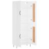 Stylish Highboard White - 69.5x34x180 cm | Hipo Market