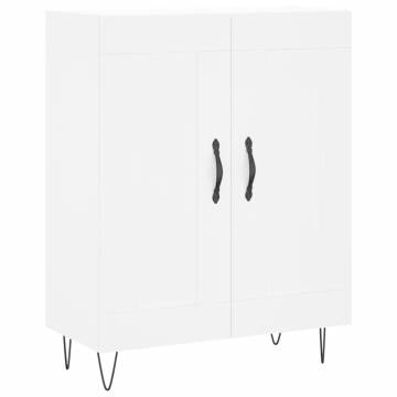 Stylish Highboard White - 69.5x34x180 cm | Hipo Market