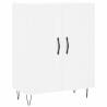 Stylish Highboard White - 69.5x34x180 cm | Hipo Market